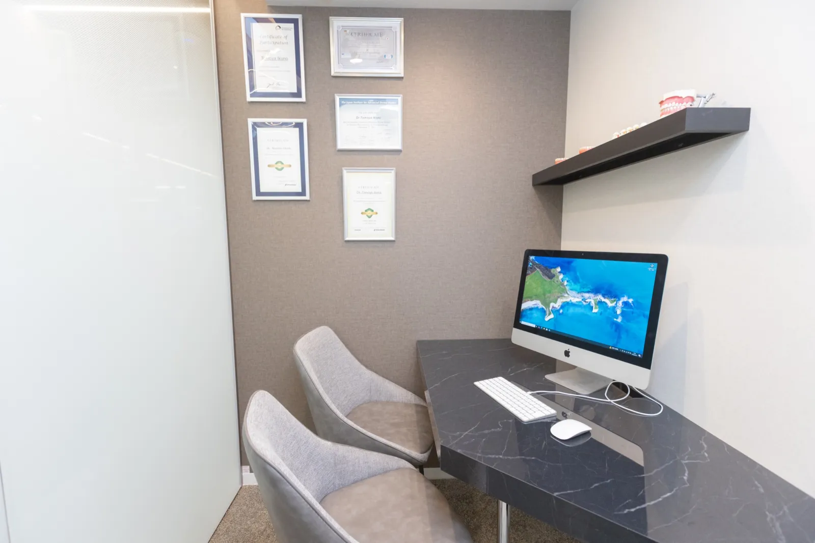 ご相談に使う個室のカウンセリングルーム